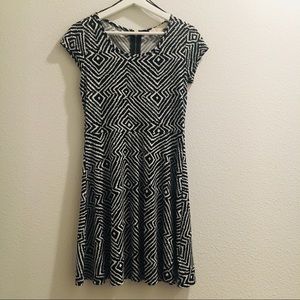 Michael Kors Printed black and white dress